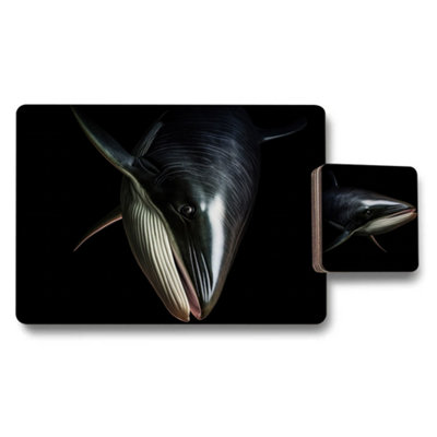 B&Q -  Whale Design Placemats And Coasters Set Of 12 11X8