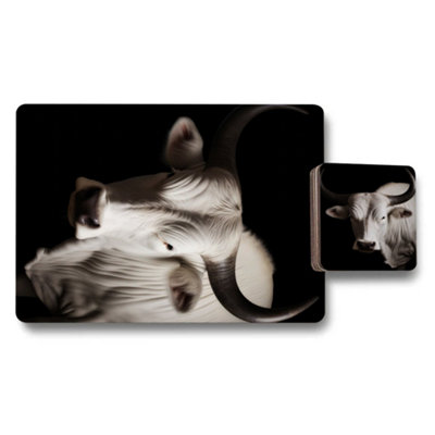 Benjamin Tate Design Set Of 12 Placemat And Coaster Set 11 By 8 Placemats 3.7 By 3.7 Coasters from B&Q