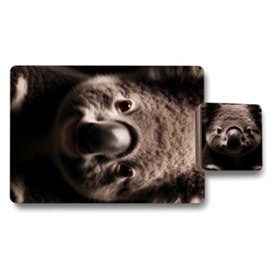 Benjamin Tate Design Set Of 12 Placemat And Coaster 11 By 8 Placemats 3.7 By 3.7 Coasters Wood Bottom from B&Q