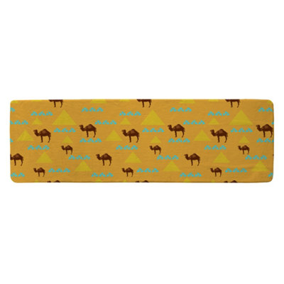 Benjamin Tate Design Camels Runner Special Soft Home Rug from B&Q