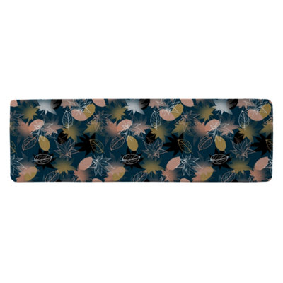Benjamin Tate Design Maple Leaves Runner Special Soft Home Rug from B&Q