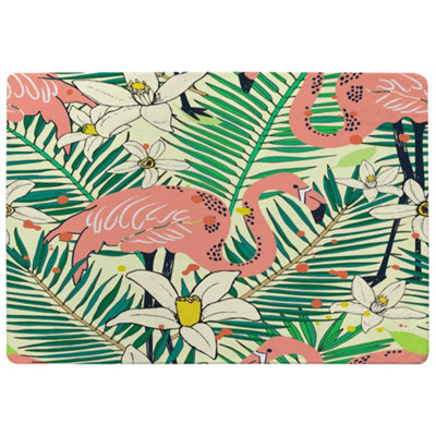 Benjamin Tate Design Palm Leaves Designer Special Soft Home Rug from B&Q