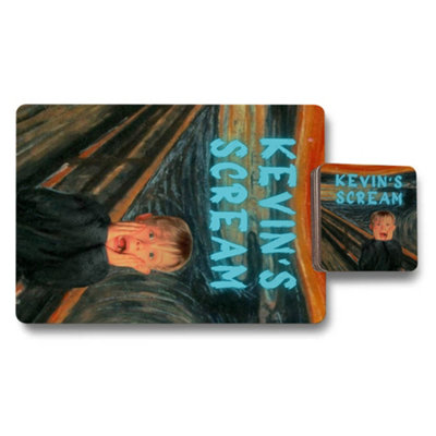 B&Q -  Set Of 12 Placemats And Coasters With Designer Artwork Wood Backing