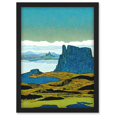 Artery8 The Storr Isle Of Skye Scottish Landscape Wall Art PrintA4 Size from B&Q