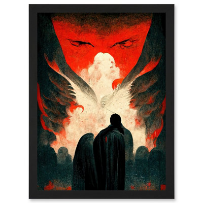 Artery8 Gates Of Hell Devil Evil Wall Art PrintA4 Size from B&Q