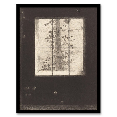 Artery8 Odilon Redon Framed Wall Art Print Le Jour Day Window ViewA4 Size from B&Q