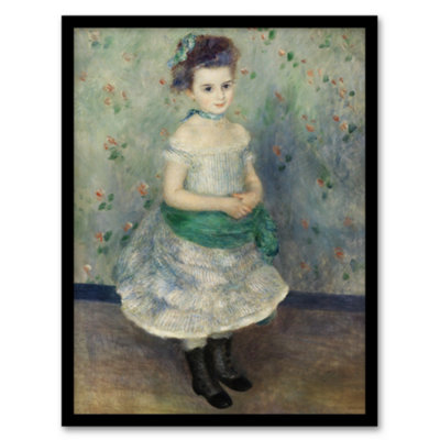 Artery8 Pierre Auguste Renoir Framed Wall Art Print Jeanne Durand RuelA4 Size from B&Q
