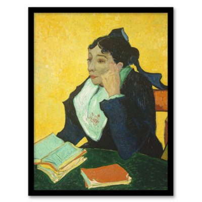 B&Q -  Vincent Van Gogh Framed Wall Art Print Madame Joseph Michel GinouxA4 Size