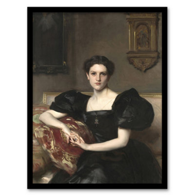 B&Q -  John Singer Sargent Framed Wall Art Elizabeth Winthrop Chanler PortraitA4 Size