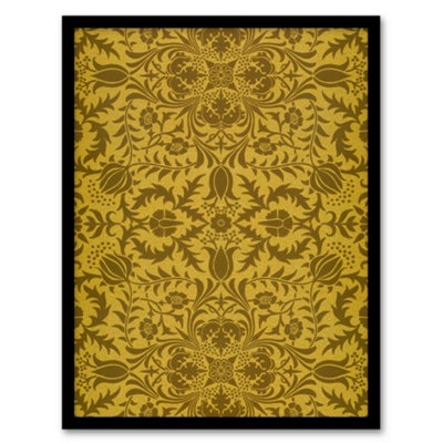 Artery8 William Morris Framed Wall Art Print Floral Vine Filigree PatternA3 Size from B&Q