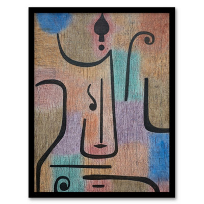 Artery8 Paul Klee Framed Wall Art Print Erzengel Archangel Abstract PaintingA3 Size from B&Q