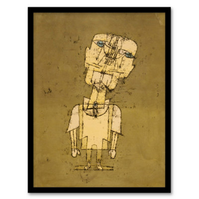 Artery8 Paul Klee Framed Wall Art Ghost Of A Genius Abstract Self PortraitA3 Size from B&Q