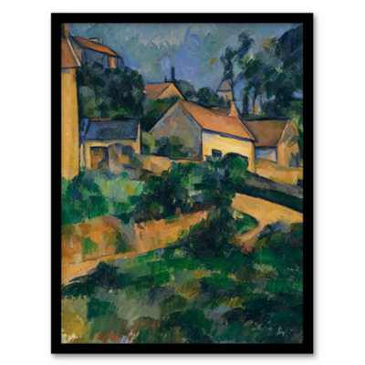 Artery8 Paul Cezanne Framed Wall Art Print Turning Road At MontgeroultA3 Size from B&Q