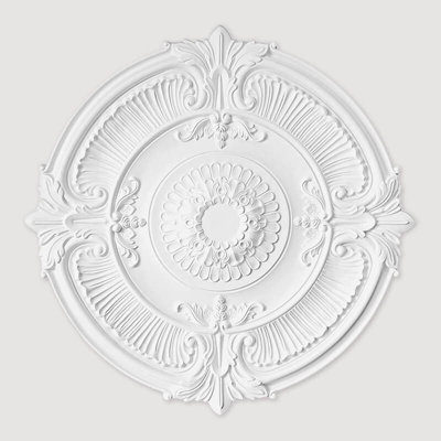 Uk Suspended Ceilings Aero Orchid Premium Polyurethane Resin Ceiling Rose MedallionDurable Lightweight Easy Fix660mm