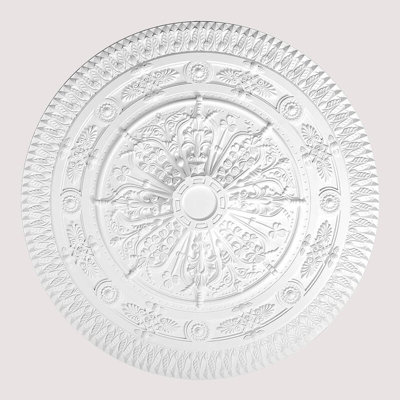 Uk Suspended Ceilings Grande Gala Premium Polyurethane Resin Ceiling Rose MedallionDurable Lightweight Easy Fix950mm