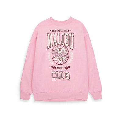 Vanilla Underground Barbie Womens Pink Malibu Club Sweatshirt (Xx-Large) from B&Q