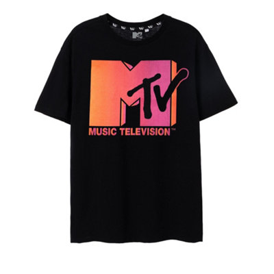 Vanilla Underground Mtv Unisex Black Ombre Short Sleeved T-Shirt (Small) from B&Q