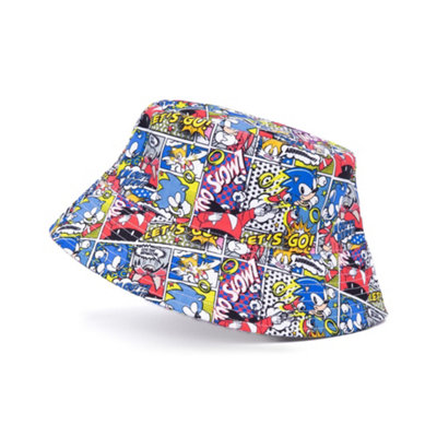 Vanilla Underground Sonic The Hedgehog Unisex Multicoloured Bucket Hat (One Size) from B&Q