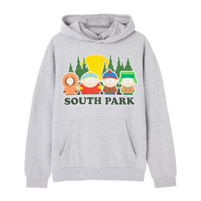 Vanilla Underground South Park Mens Grey Four Line Up Hoodie (Xx-Large) from B&Q