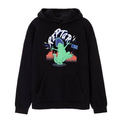 Vanilla Underground Rugrats Unisex Black Reptar Roar Hoodie (Medium) from B&Q