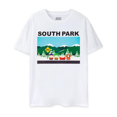 Vanilla Underground South Park Mens White Classic Scene Short Sleeved T-Shirt (Medium) from B&Q