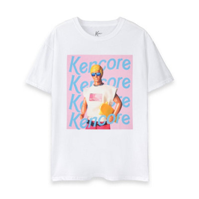 Vanilla Underground Barbie Mens White Kencore Short Sleeved T-Shirt (Xx-Large) from B&Q