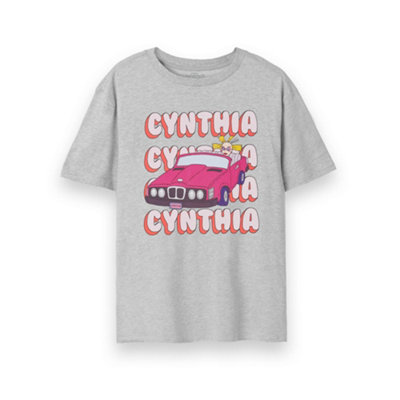 B&Q -  Rugrats Womens Grey Cynthia Car Short Sleeved T-Shirt (X-Large)