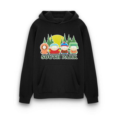 Vanilla Underground South Park Mens Black Line Up Hoodie (Xxx-Large) from B&Q