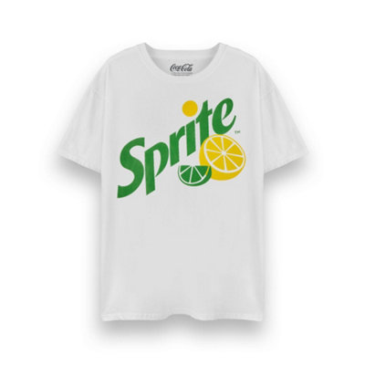 B&Q -  Coca Cola Sprite Unisex White Logo Short Sleeved T-Shirt (Xx-Large)
