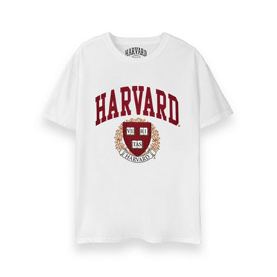 Vanilla Underground Harvard Unisex White Crest Logo Short Sleeved T-Shirt (X-Large) from B&Q