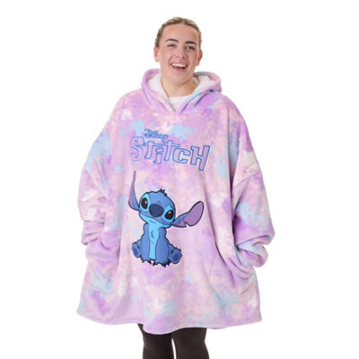 Vanilla Underground Disney Womens Multicoloured Stitch Blanket Hoodie (One Size) from B&Q