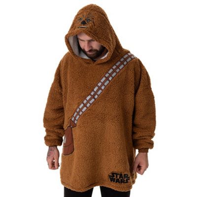 Vanilla Underground Star Wars Unisex Brown Chewbacca Blanket Hoodie (One Size) from B&Q