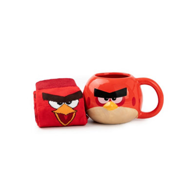 Vanilla Underground Angry Birds Womens Red Character Mug And Sock Gift Set (One Size) from B&Q