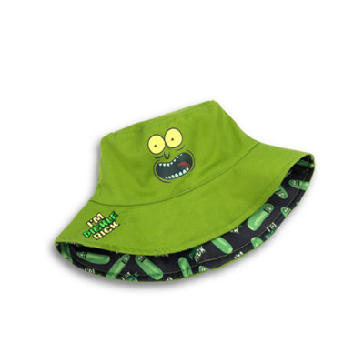 Vanilla Underground Rick And Morty Unisex Green Reversible Pickle Rick Bucket Hat (One Size) from B&Q