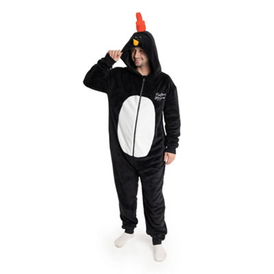 Vanilla Underground Wallace And Gromit Unisex Black Feathers Onesie (Large) from B&Q
