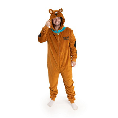 Vanilla Underground Scooby Doo Unisex Brown Character Onesie (X-Large) from B&Q
