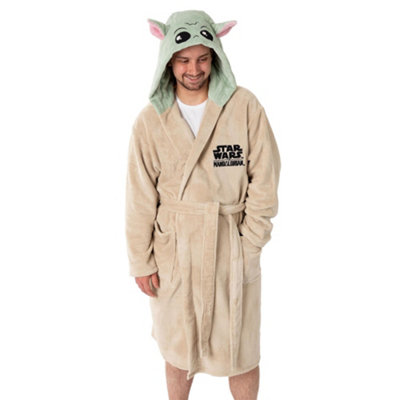 Vanilla Underground Star Wars Unisex Brown Mandalorian Hooded Bathrobe (Small) from B&Q