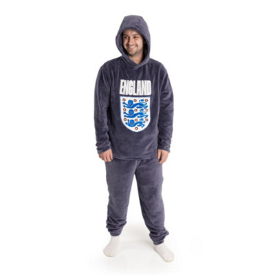 Vanilla Underground England Mens Blue Logo Long Sleeve Long Leg Pyjama Set (Xx-Large) from B&Q