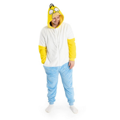 Vanilla Underground The Simpsons Mens Multicoloured Homer Onesie (Large) from B&Q