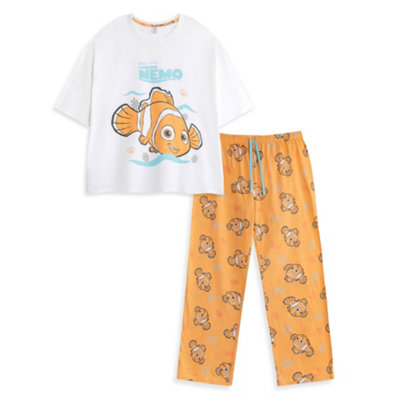 Vanilla Underground Disney Womens White Finding Nemo Short Sleeve Long Leg Pyjama Set (Xx-Large) from B&Q