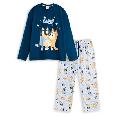 Vanilla Underground Bluey Womens Multicoloured Family Long Sleeve Long Leg Pyjama Set (X-Small) from B&Q