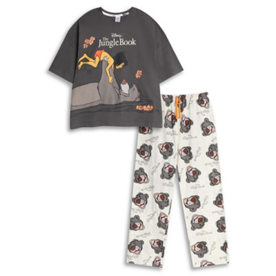 Vanilla Underground Disney Womens Multicoloured The Jungle Book Short Sleeve Long Leg Pyjama Set (Small) from B&Q