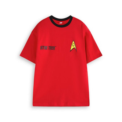 Vanilla Underground Star Trek Mens Red Uniform Short Sleeved T-Shirt (Xx-Large) from B&Q