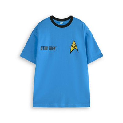 B&Q -  Star Trek Mens Blue Uniform Short Sleeved T-Shirt (X-Large)