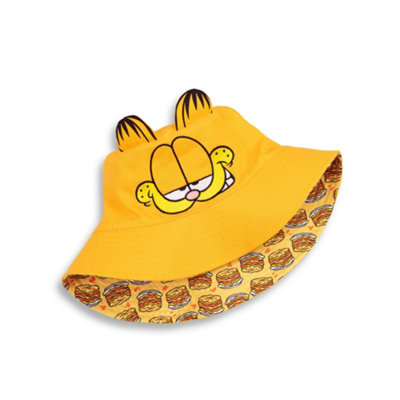 Vanilla Underground Garfield Unisex Orange Reversible Face & Lasagne Bucket Hat (One Size) from B&Q