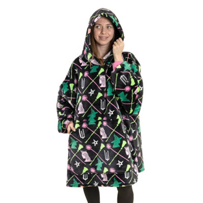 Vanilla Underground Wicked Womens Multicoloured Character Blanket Hoodie (One Size) from B&Q