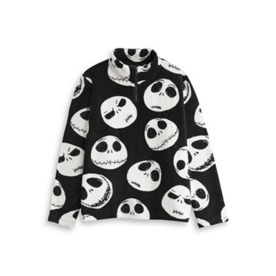 B&Q -  The Nightmare Before Christmas Womens Black Faces Jumper (X-Small)