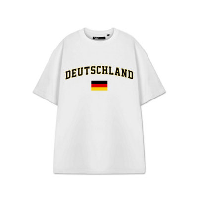 Vanilla Underground Show Me The Merch Unisex White Germany Short Sleeved T-Shirt (Xxx-Large) from B&Q