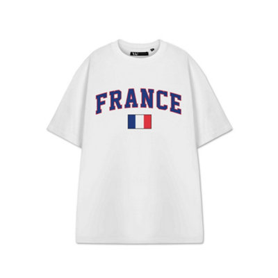 Vanilla Underground Show Me The Merch Unisex White France Short Sleeved T-Shirt (Large) from B&Q