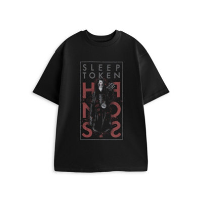 B&Q -  Sleep Token Unisex Black Hypnosis Short Sleeved T-Shirt (Xx-Large)